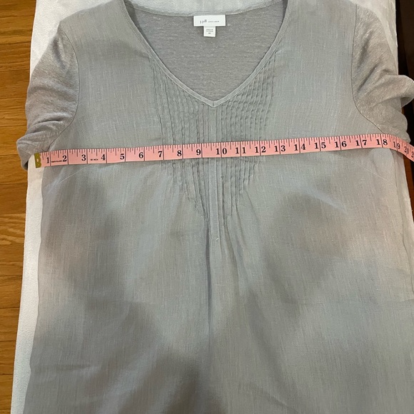 J. Jill Love Linen Mixed Media Tunic - Picture 5 of 9